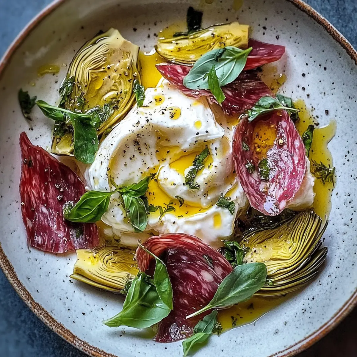 Artischocken- und Bresaola-Salat mit Oregano-Magie 4 Artichoke and Bresaola Salad with Oregano Magic u5r5ek