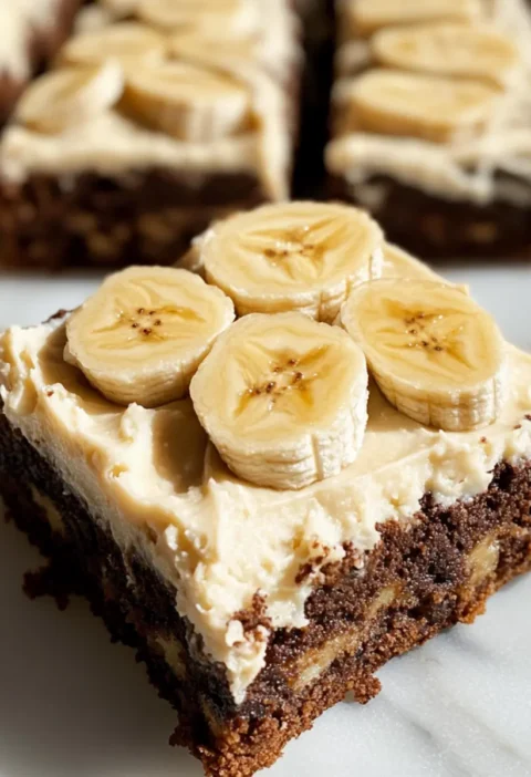 Bananenbrot-Brownies