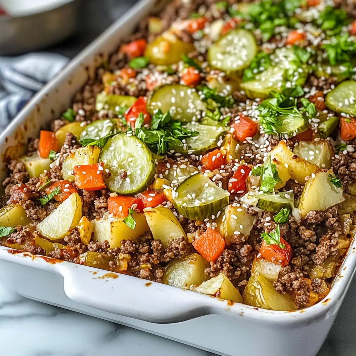 Big Mac Auflauf – Gesund und Lecker für die Familie 2 Big Mac Casserole geayju