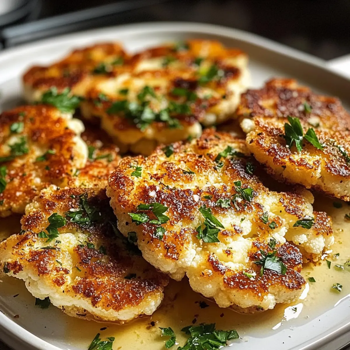 Blumenkohl Schnitzel ohne Panade