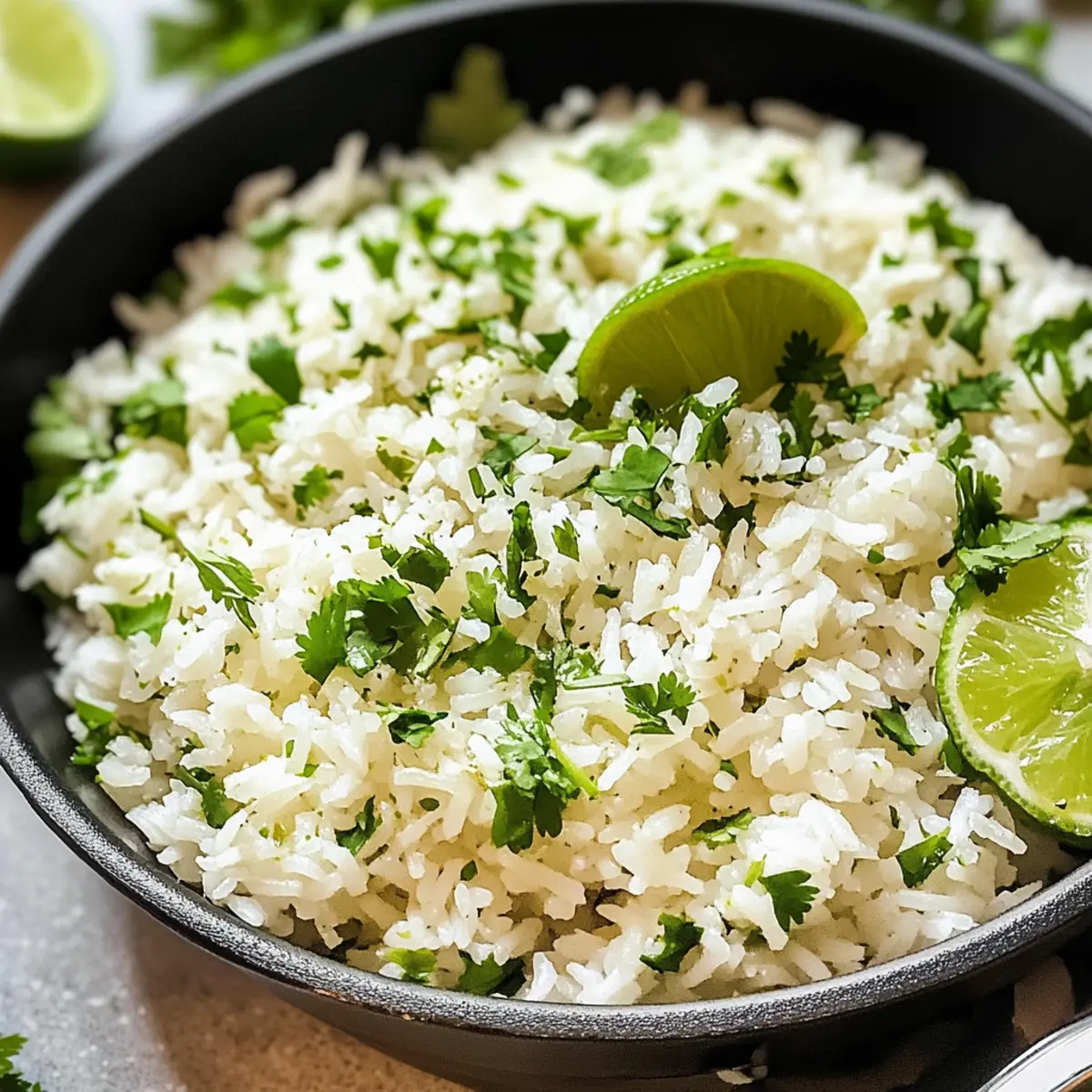 Koriander Limetten Reis einfach und frisch genießen 4 Cilantro Lime Rice jleffb