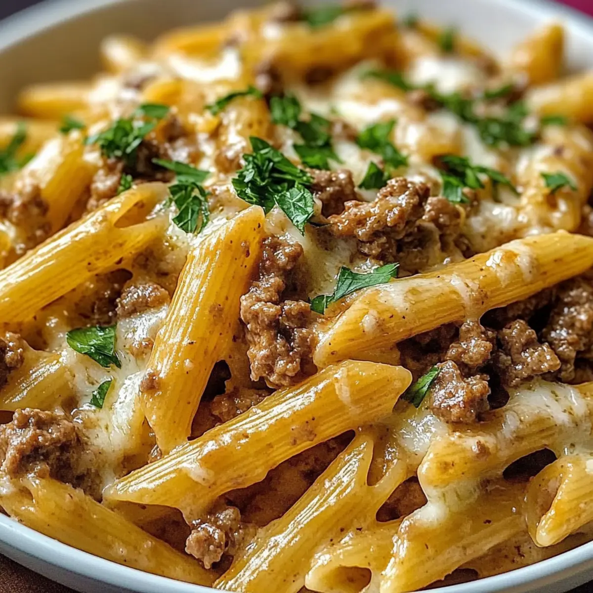 Creamy High Protein Beef Pasta uwciz7