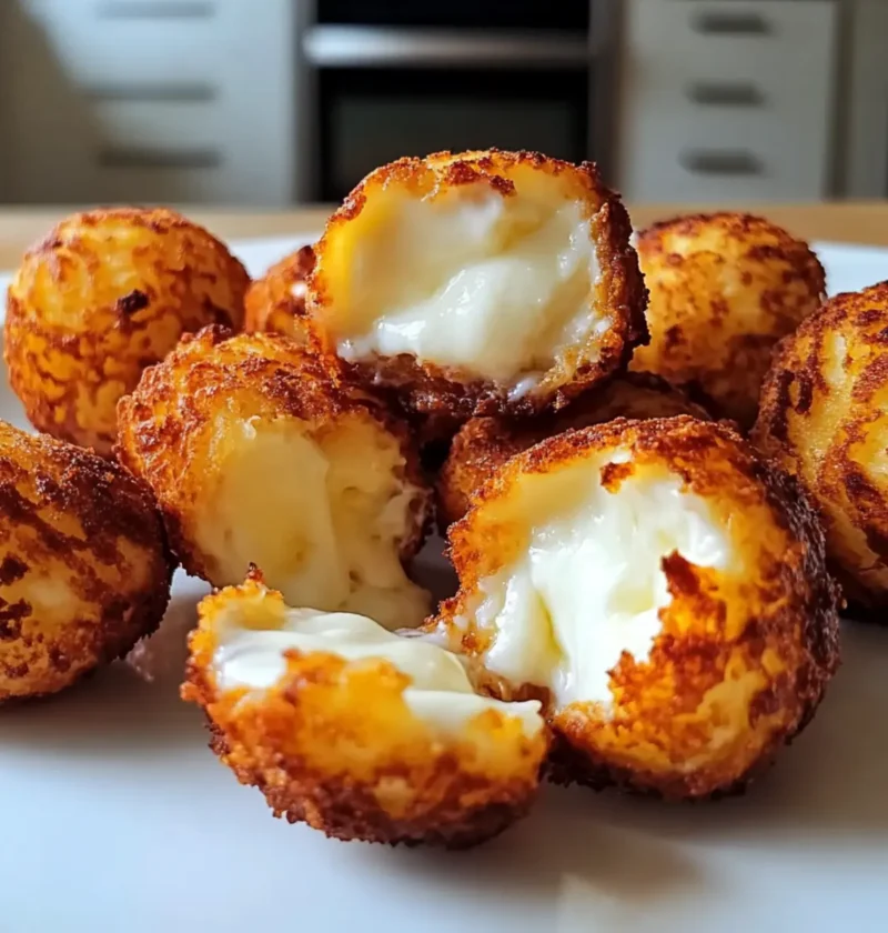 Knusprige Hüttenkäse-Mozzarella-Bällchen für jeden Tag 1 Knusprige Hüttenkäse-Mozzarella-Bällchen