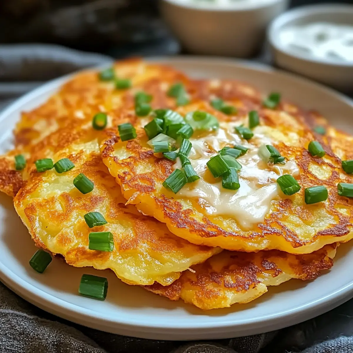 Knusprige koreanische Kartoffelpuffer für jeden Snack-Liebhaber 2 Crispy Korean Potato Pancakes kym93o