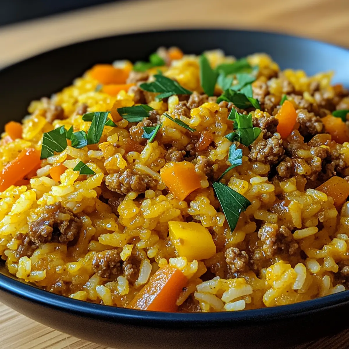 Curryreis mit Hackfleisch ps1al8