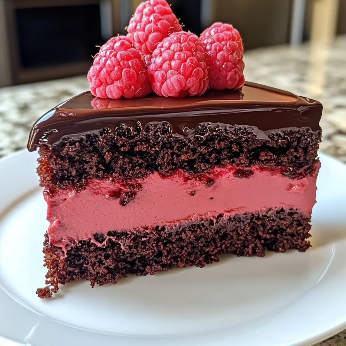 Dunkle Schokoladen-Himbeer-Mousse-Torte Rezept 4