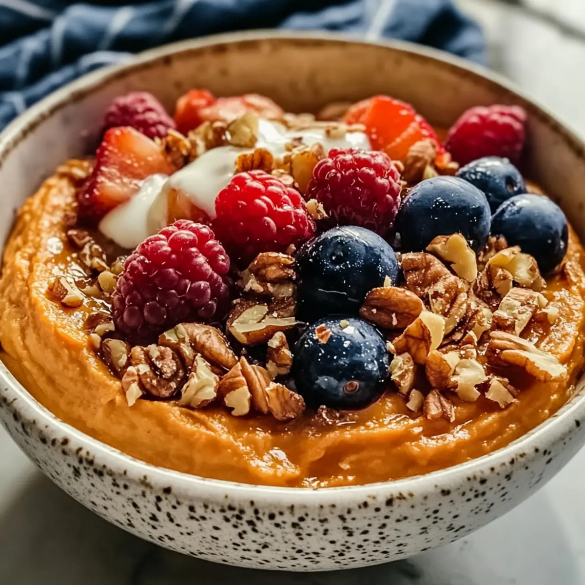 Leckerer Süßkartoffel Frühstücks-Bowl für jeden Morgen 4 Delicious Sweet Potato Breakfast Bowl kbmqoj