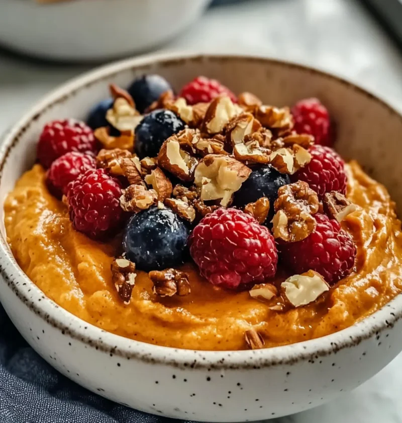 Leckerer Süßkartoffel Frühstücks-Bowl für jeden Morgen 1 Leckerer Süßkartoffel Frühstücks-Bowl