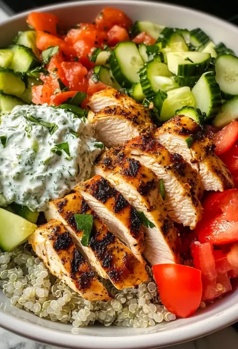 Griechische Hähnchen-Schalen