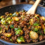 Hamburger grüner Bohnenauflauf mit Pilzen schnell gemacht