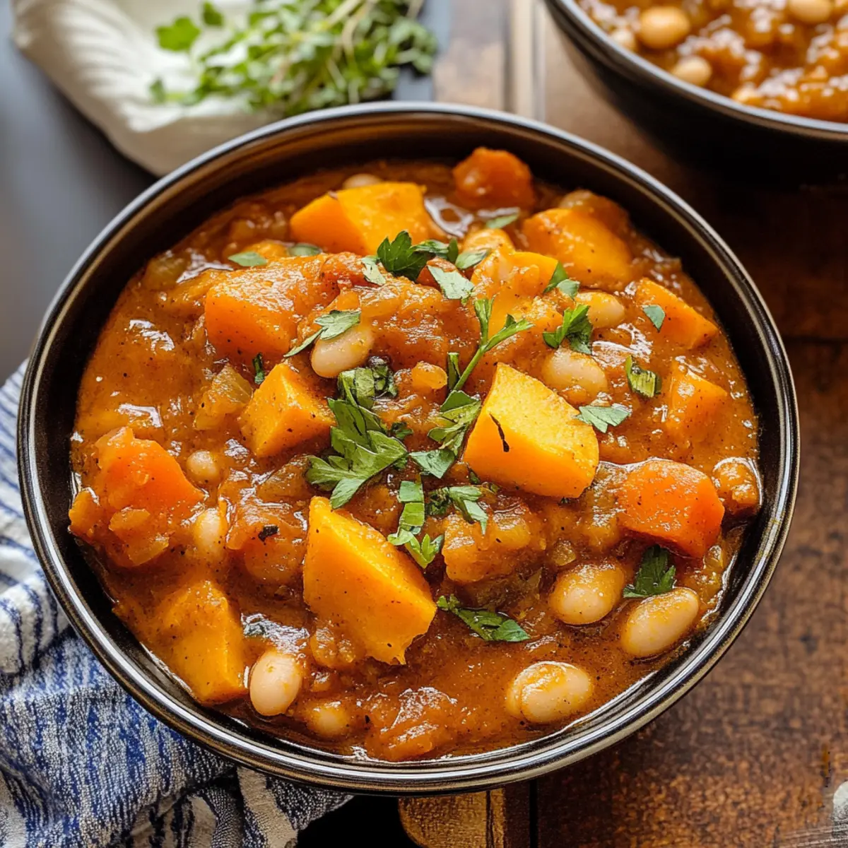 Herzhafter veganer Süßkartoffeleintopf für Seelenwärmer 4 Hearty Vegan Sweet Potato Stew r7llvb