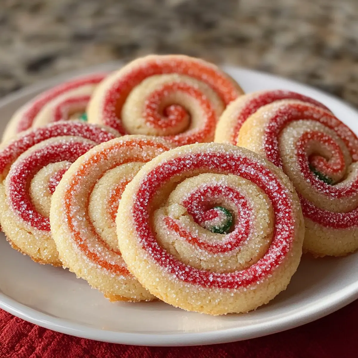 Himmlische Spiralplätzchen