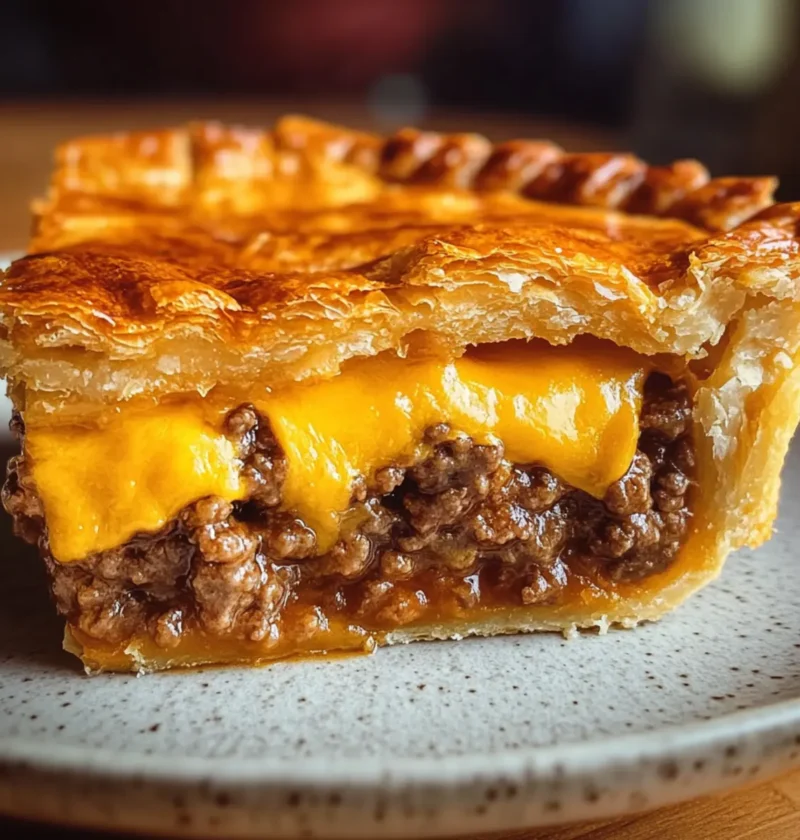 Hausgemachter Cheeseburger-Kuchen für jeden Anlass 1 Hausgemachter Cheeseburger-Kuchen