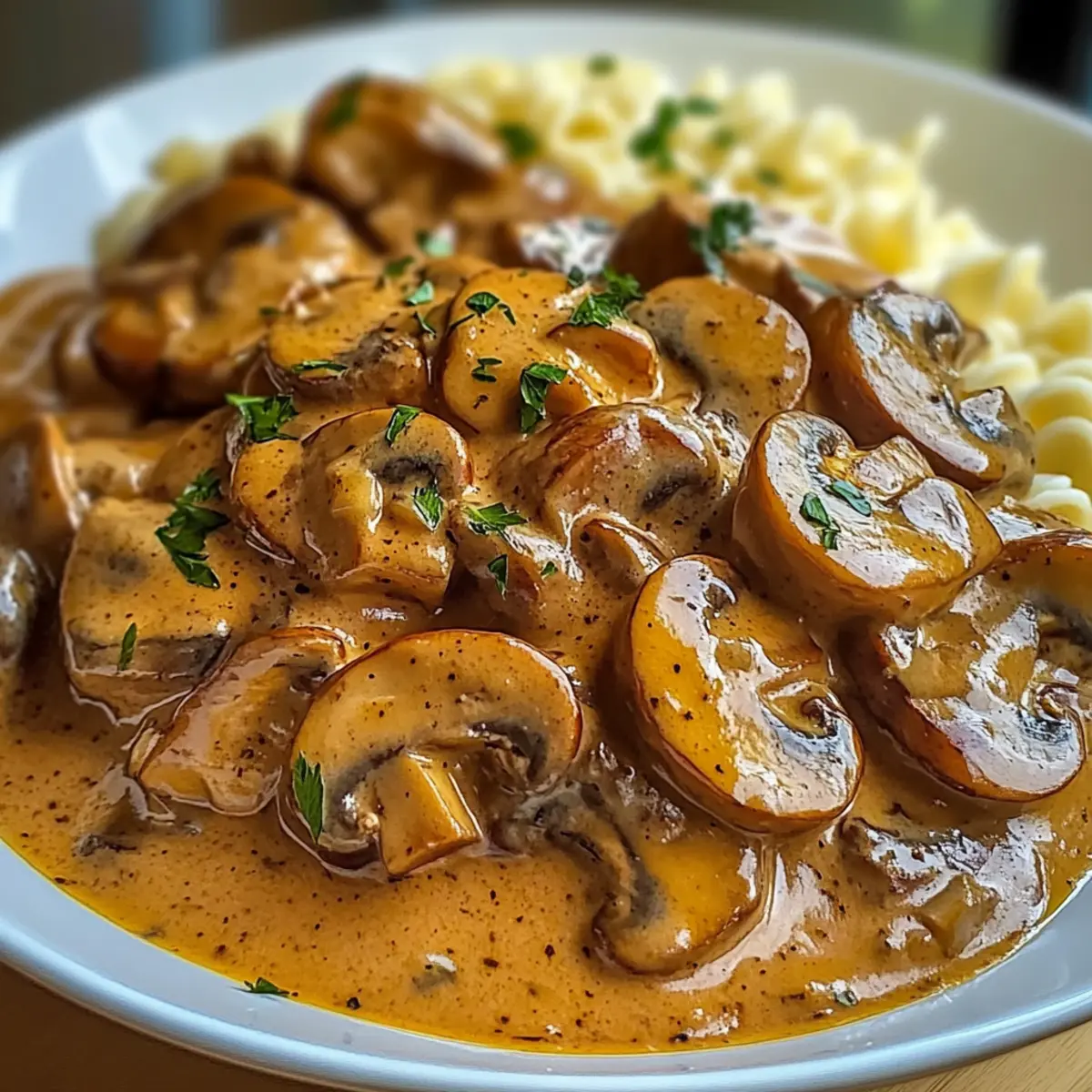 Hungarian Mushroom Paprikash myzcio