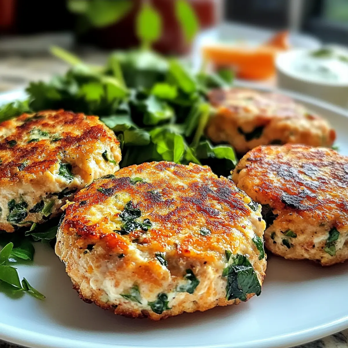 Mediterranean Chicken Patties fjmed1