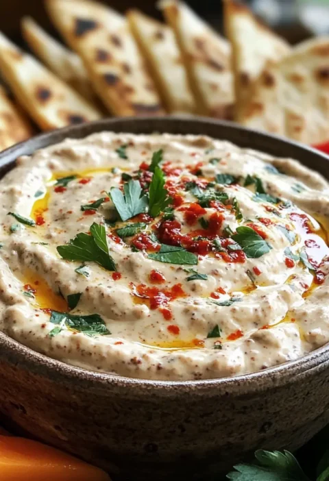 Scharfer Schafskäse Dip