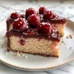 Friss dich dumm Kuchen mit Pudding und Walnüssen