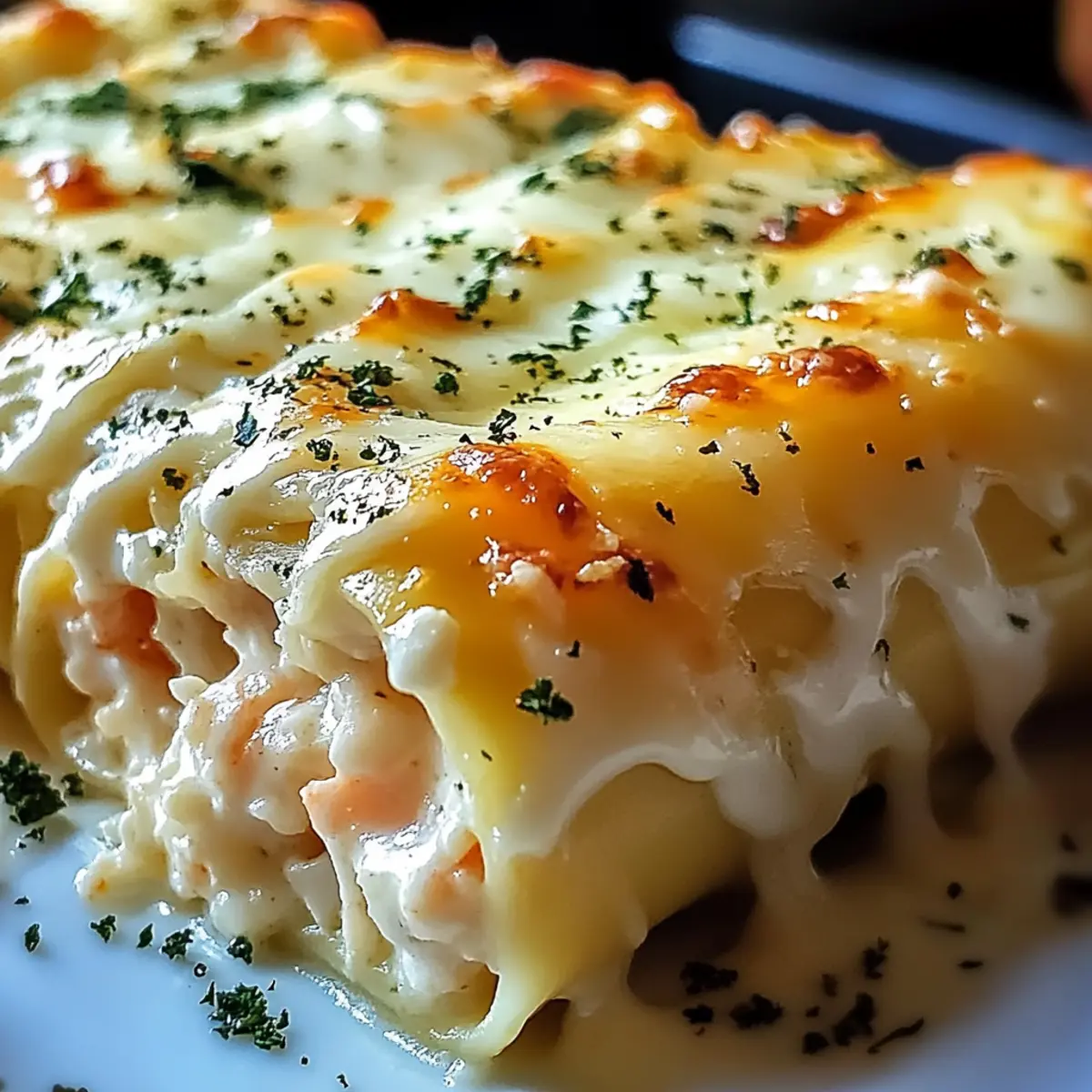 Garnelen- und Krabben-Alfredo-Lasagne für Genießer 5 Garnelen- und Krabben-Alfredo-Lasagne