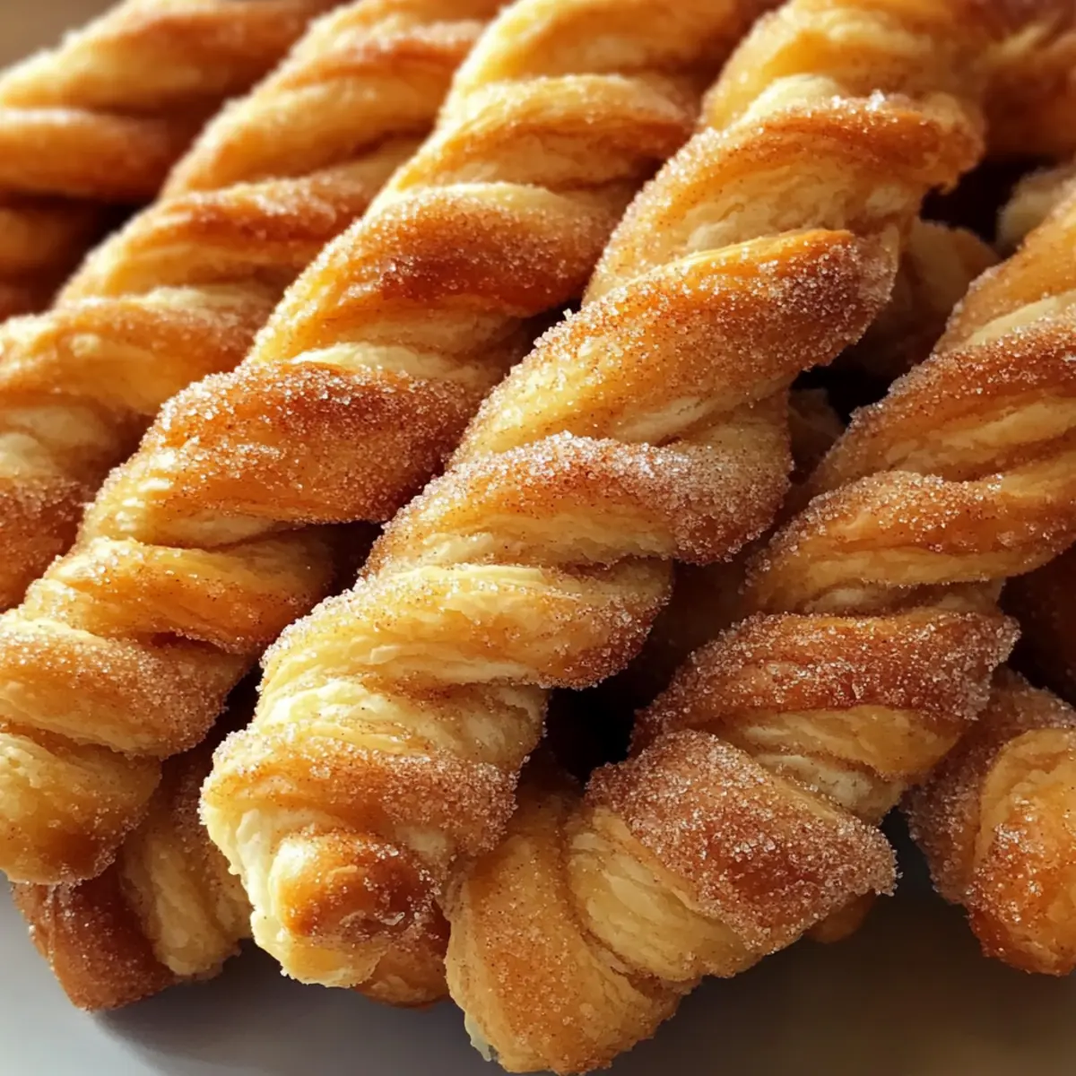 Zimt-Zucker-Stangen aus Blätterteig für Naschkatzen 4 Zimt Zucker