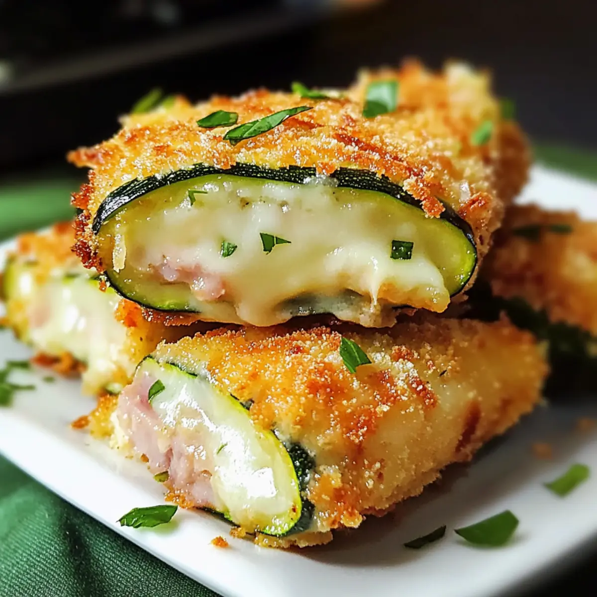 Köstliches Zucchini Cordon Bleu Rezept für dich 3 Zucchini Cordon Bleu Rezept tdp0kk