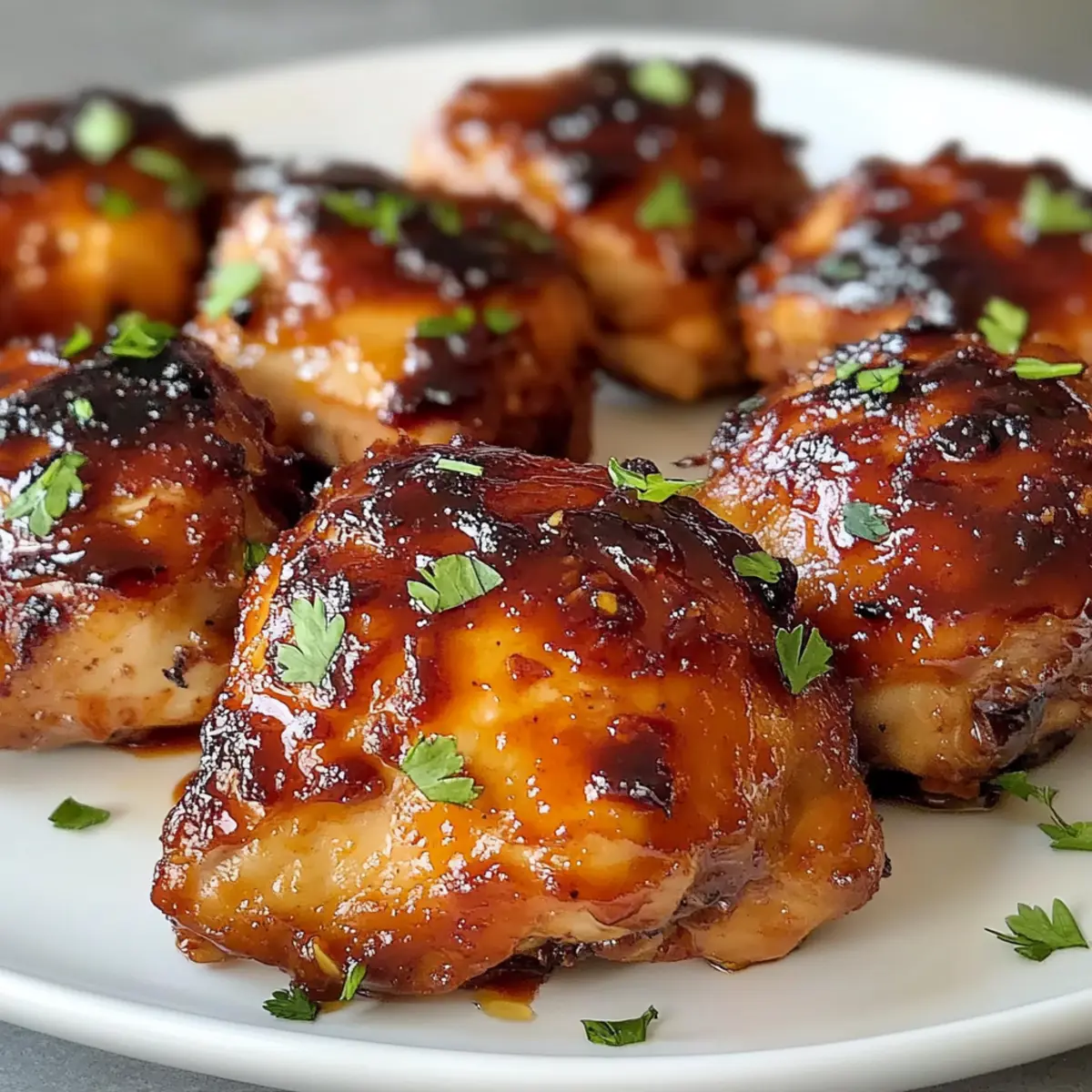 Air Fryer BBQ Chicken Thighs Ninja Speedi Recipe tnijv2