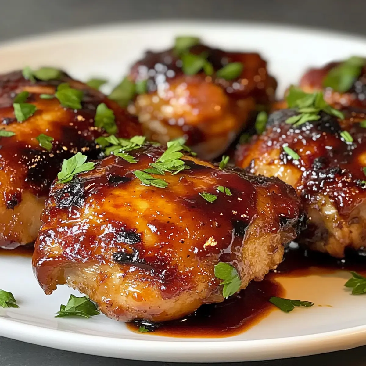 Luftfritteuse BBQ Hähnchenschenkel (Ninja Speedi) Rezept