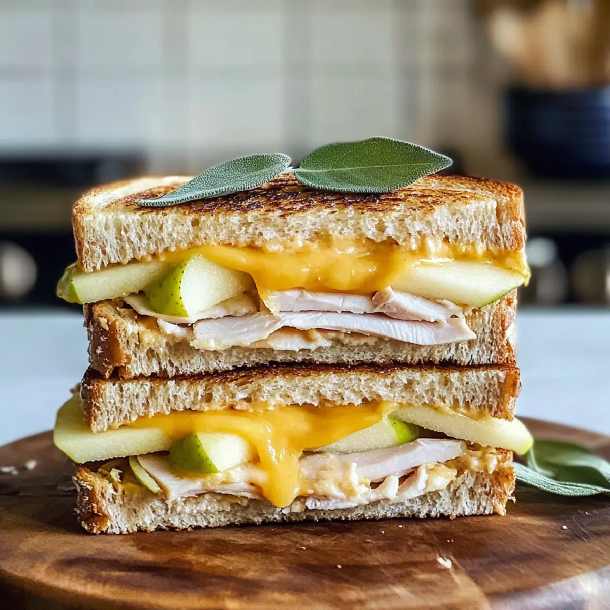 Apple Grilled Cheese with Turkey Recipe trabhe