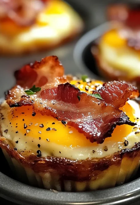 Bacon-Ei-Frühstücksbecher