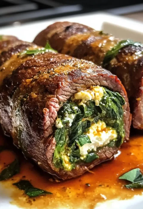 Rinderbraciole herzhaft und zart Gericht