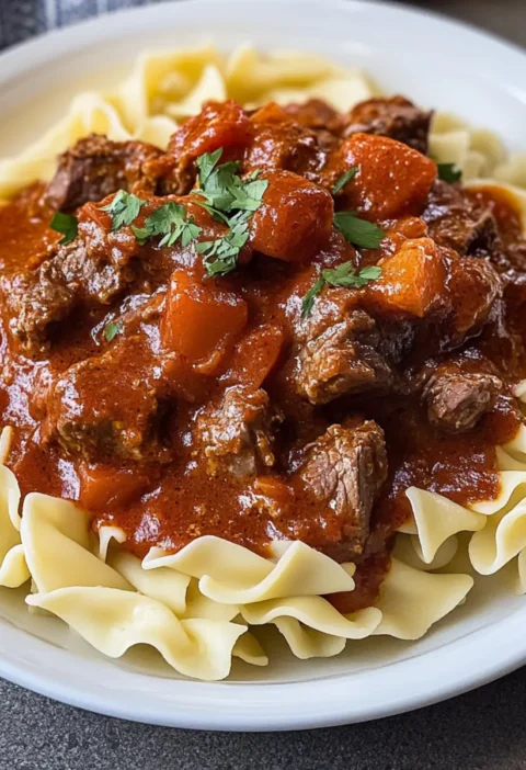 Rindfleisch Paprikasch