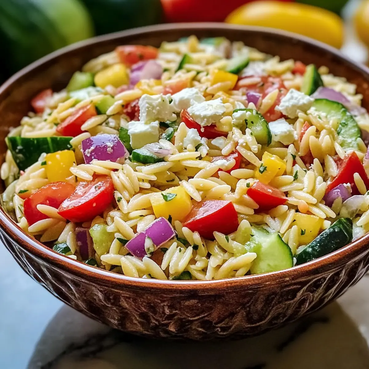 Bester Orzo Nudelsalat Rezept mnlvfr