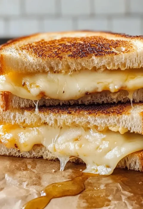 Käse Knoblauch Sauerteig Brot Grillkäse Rezept