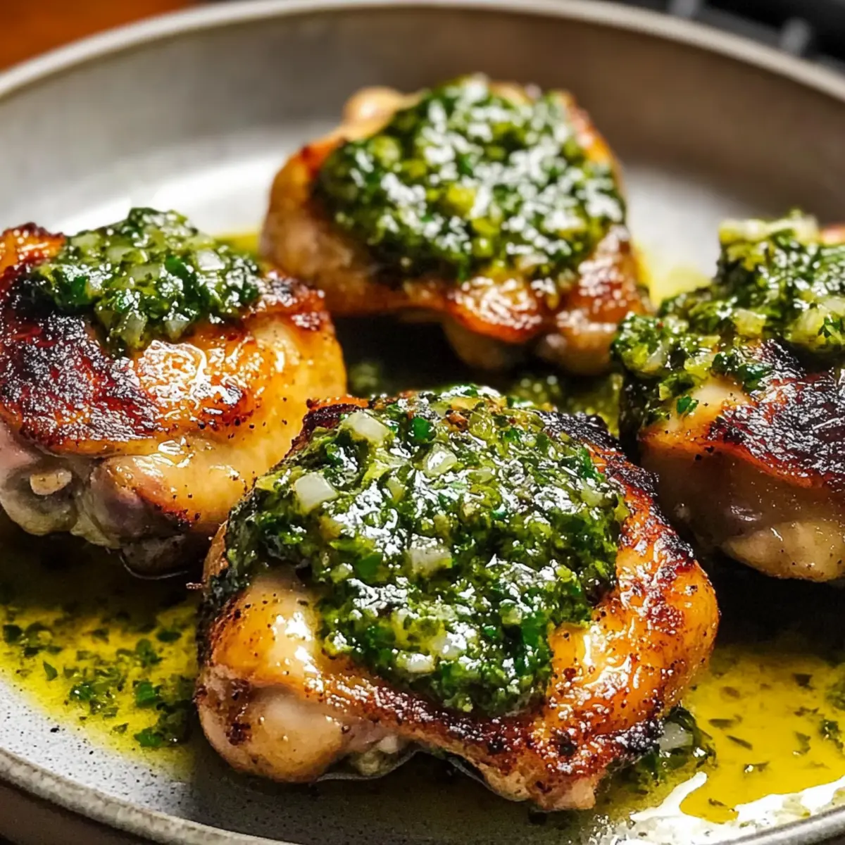 Chimichurri Chicken Thighs Recipe f3i5na