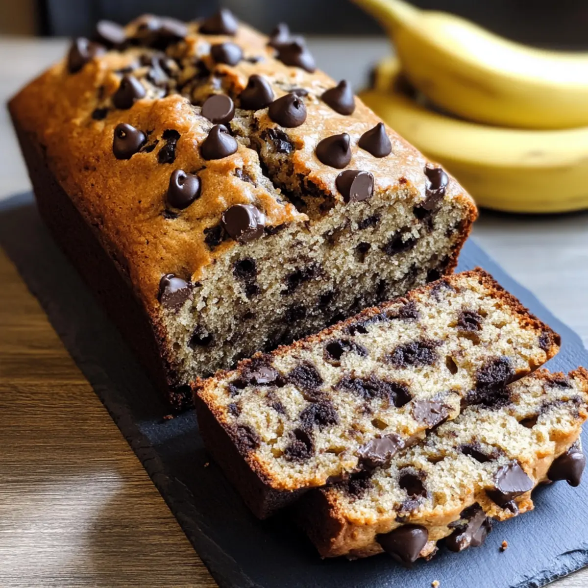 Schokoladenstückchen Bananenbrot: Fluffig und Lecker 4 Chocolate Chip Banana Bread u6kcu6
