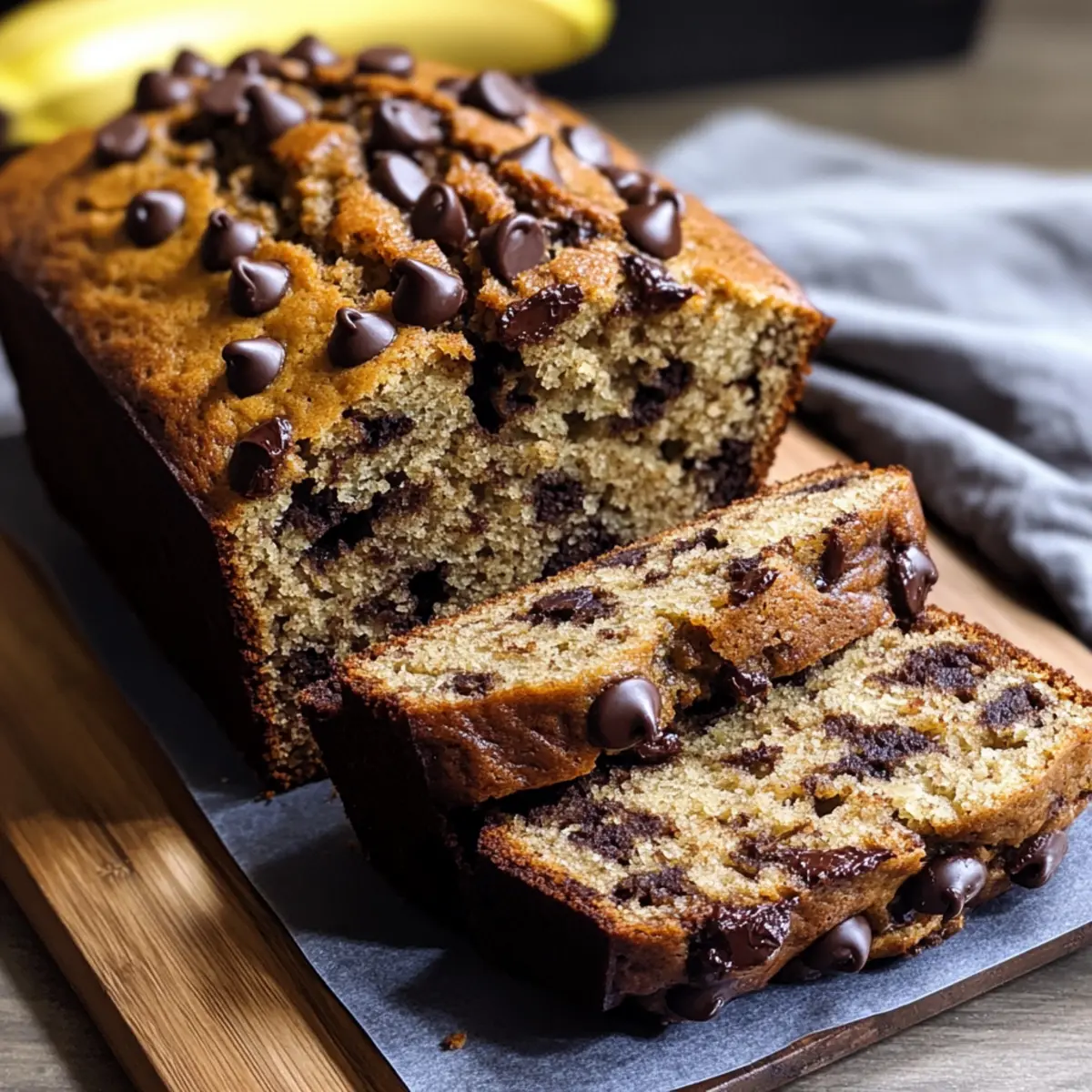 Schokoladenstückchen Bananenbrot: Fluffig und Lecker 5 Schokoladenstückchen Bananenbrot