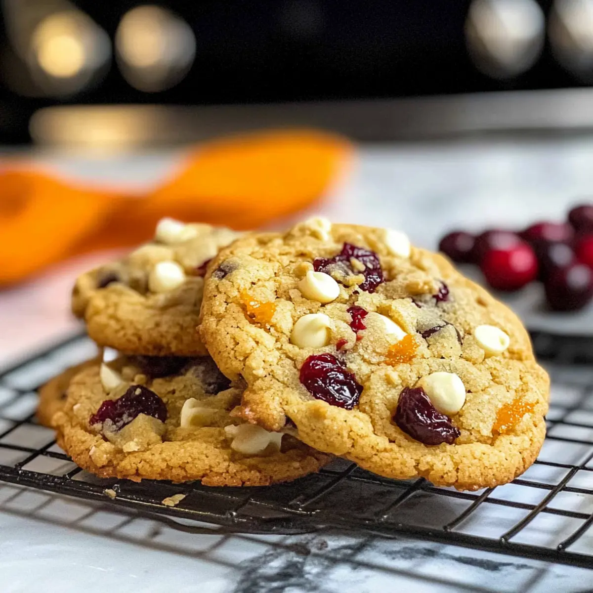 Cranberry Orange White Chocolate Cookies fer4eu
