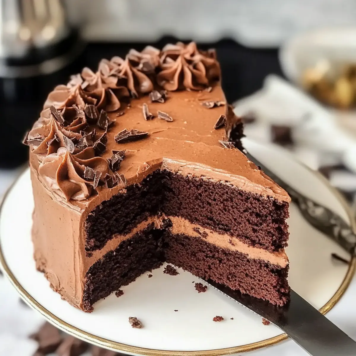 Eierloser Schokoladenkuchen