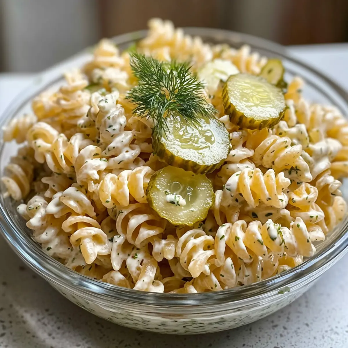 Einfacher Dill Pickle Pasta