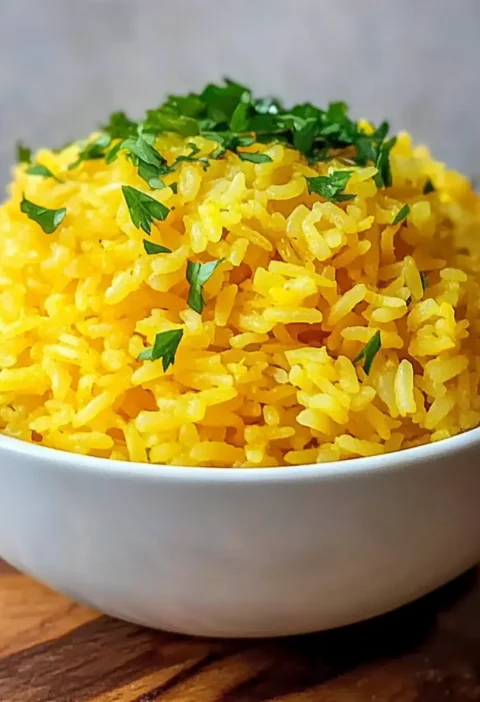 Einfacher Kurkuma-Reis