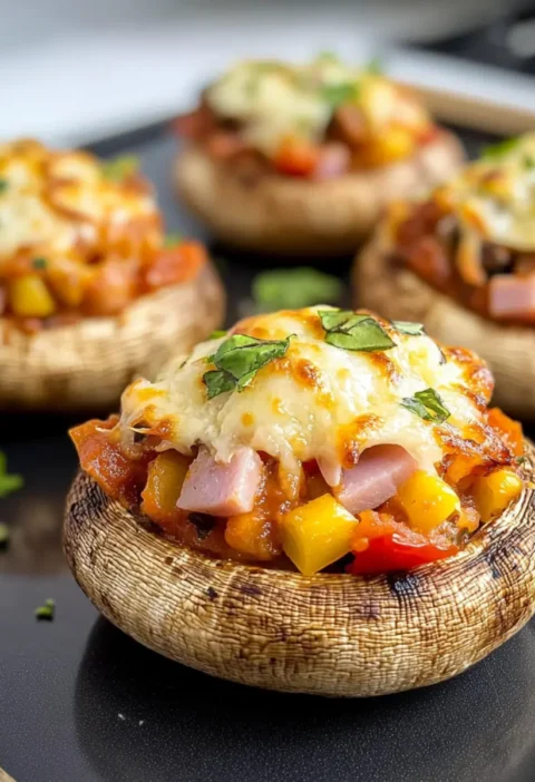 Gefüllte Champignons Low Carb