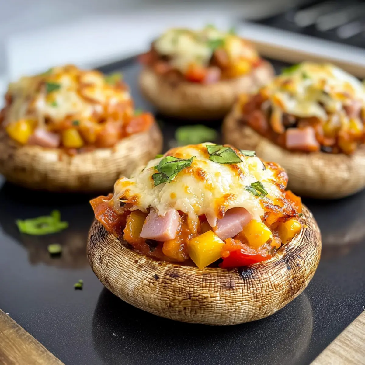 Gefüllte Champignons Low Carb für jeden Anlass 5 Gefüllte Champignons Low Carb