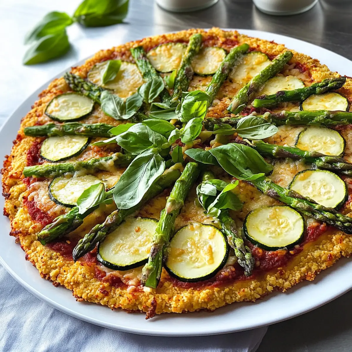 GrA¼ne Pizza Power Blumenkohl Pizza mit grA¼nem Spargel dswucb
