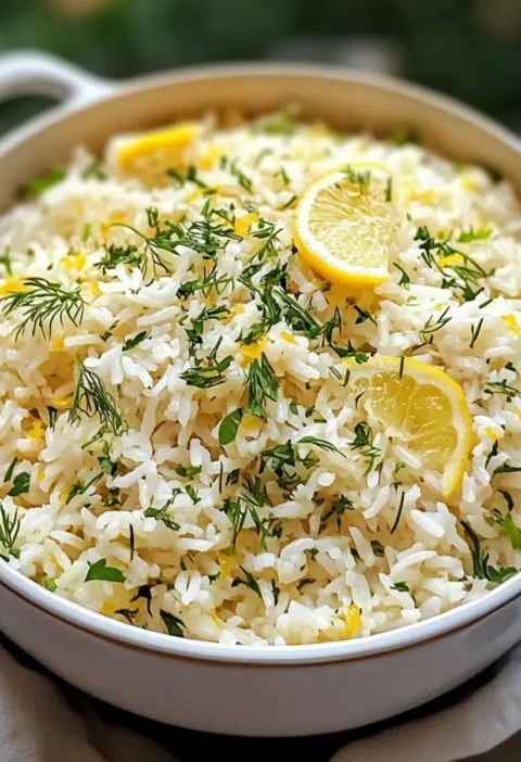 Griechischer Zitronenreis