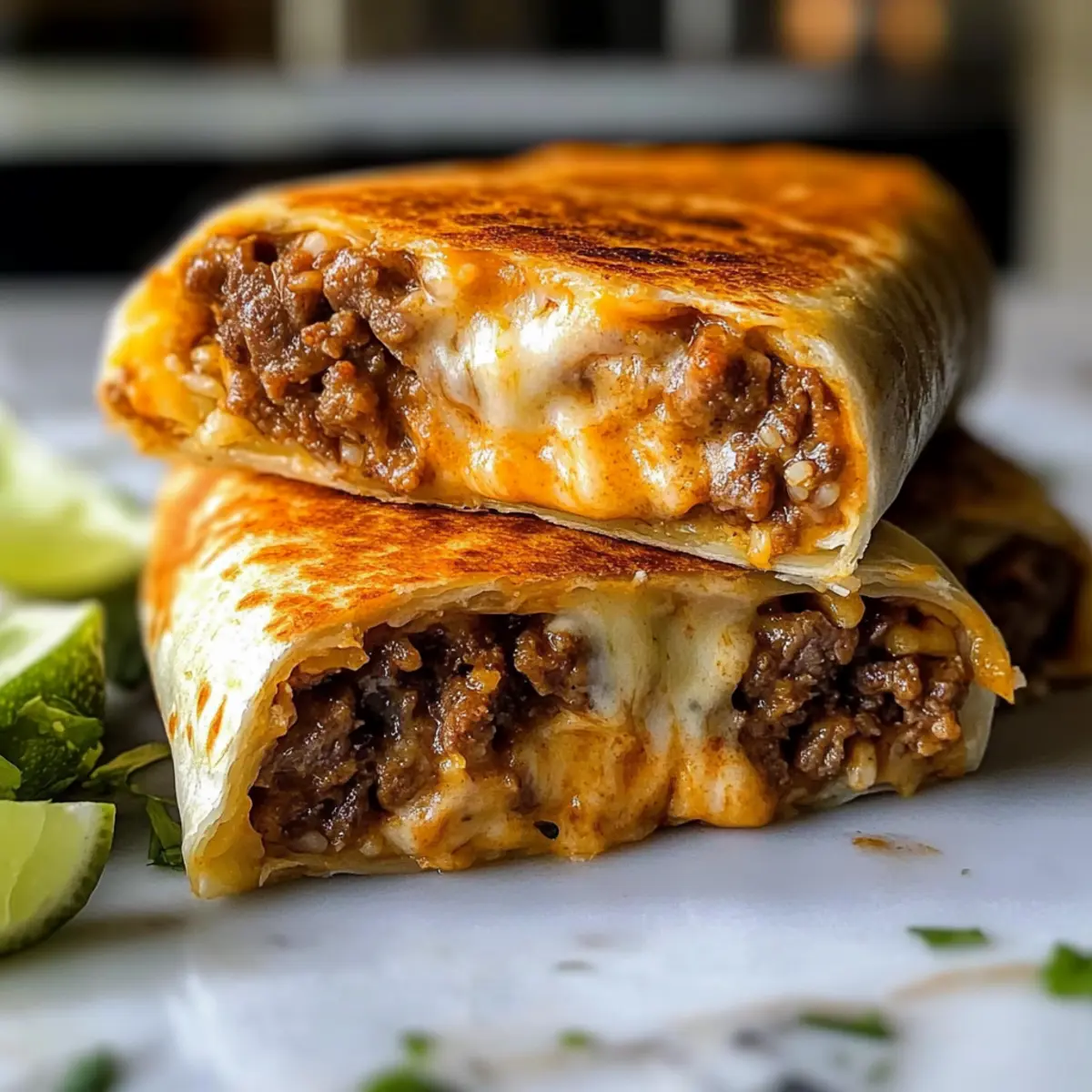 Grilled Cheese Burritos with Spicy Chipotle Mayo Recipe muhc9g