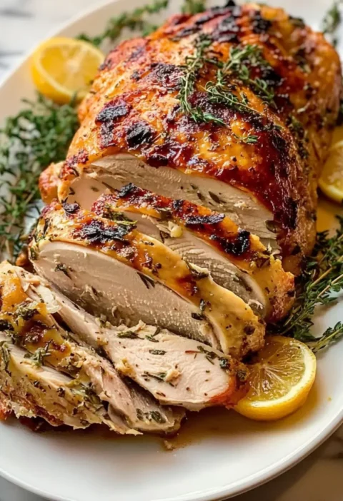 Gegrillter Kräuter-Butter-Pute Rezept