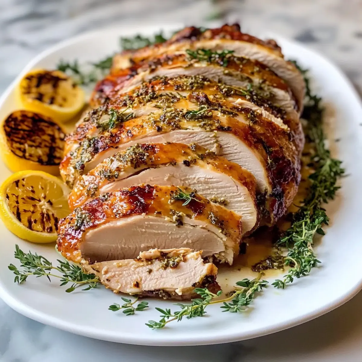 Gegrillter Kräuter-Butter-Pute Rezept für Feinschmecker 2 Grilled Herb Butter Turkey Recipe bvutoc