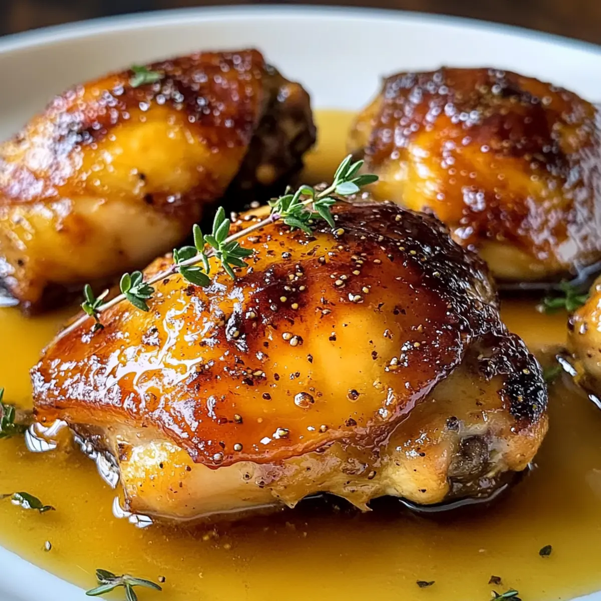 Honey Mustard Baked Chicken Thighs Recipe isutuh