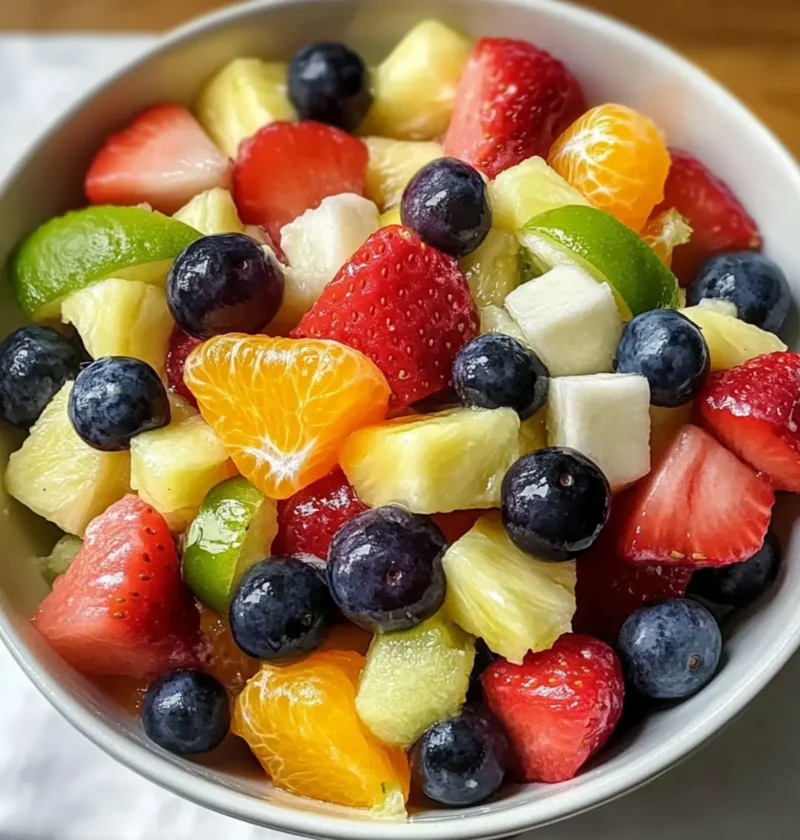 Honig-Limetten-Fruchtsalat Rezept für den Sommer 37 Honig-Limetten-Fruchtsalat Rezept