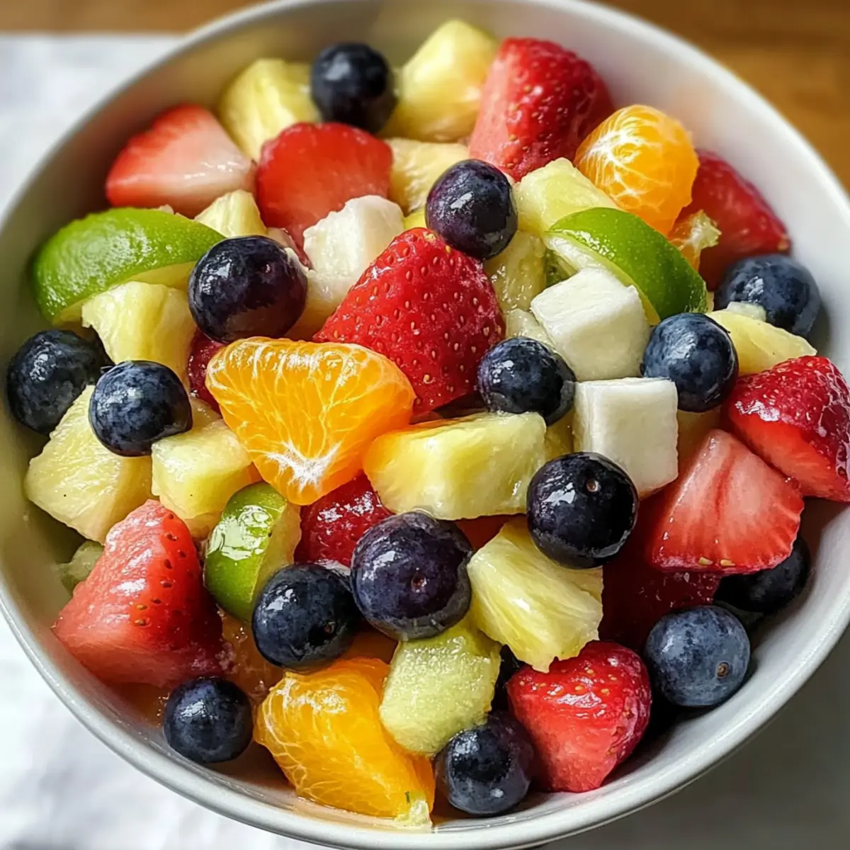 Honig-Limetten-Fruchtsalat Rezept für den Sommer 5 Honig-Limetten-Fruchtsalat Rezept