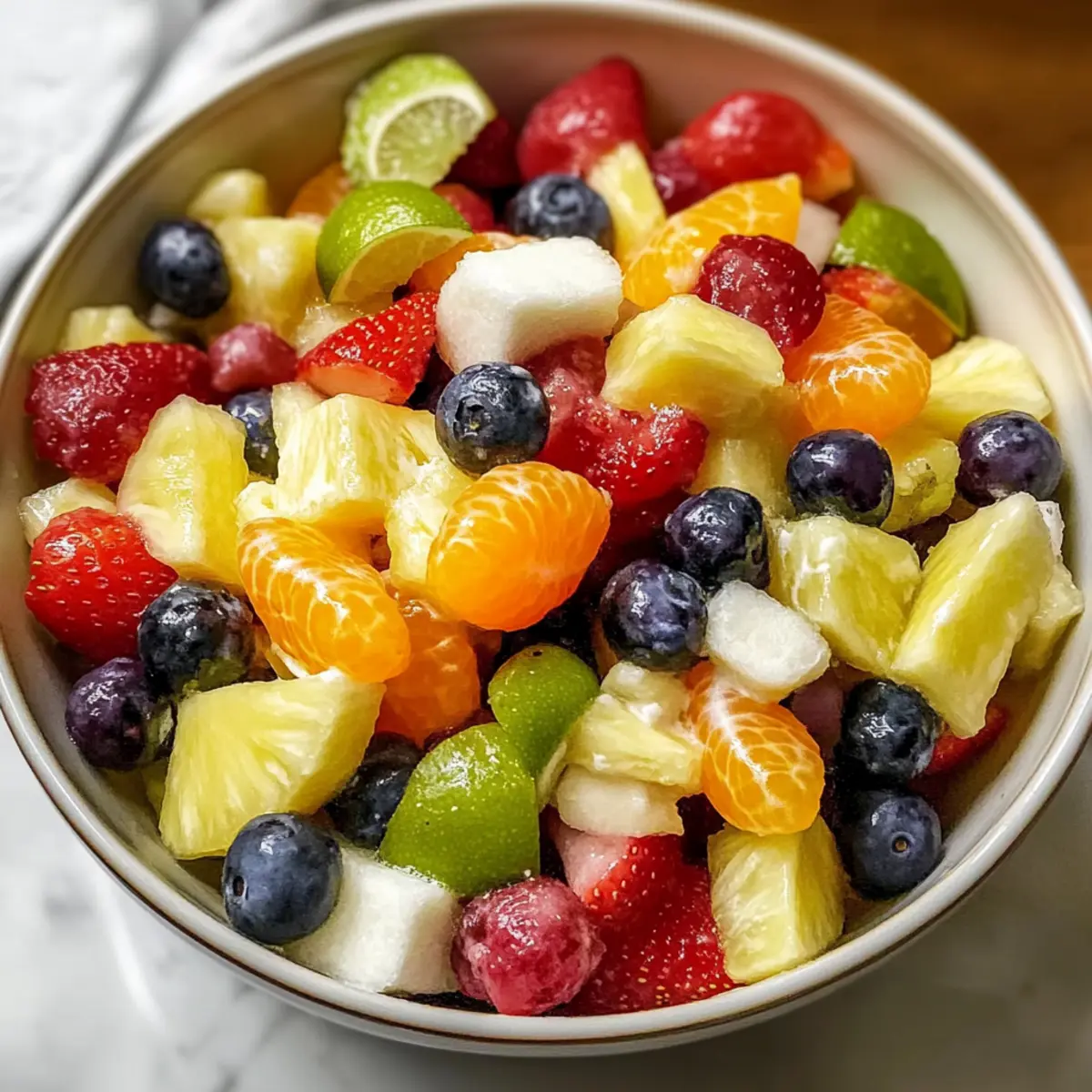 Honig-Limetten-Fruchtsalat Rezept für den Sommer 2 Honig Limetten Fruchtsalat Rezept uwv85o